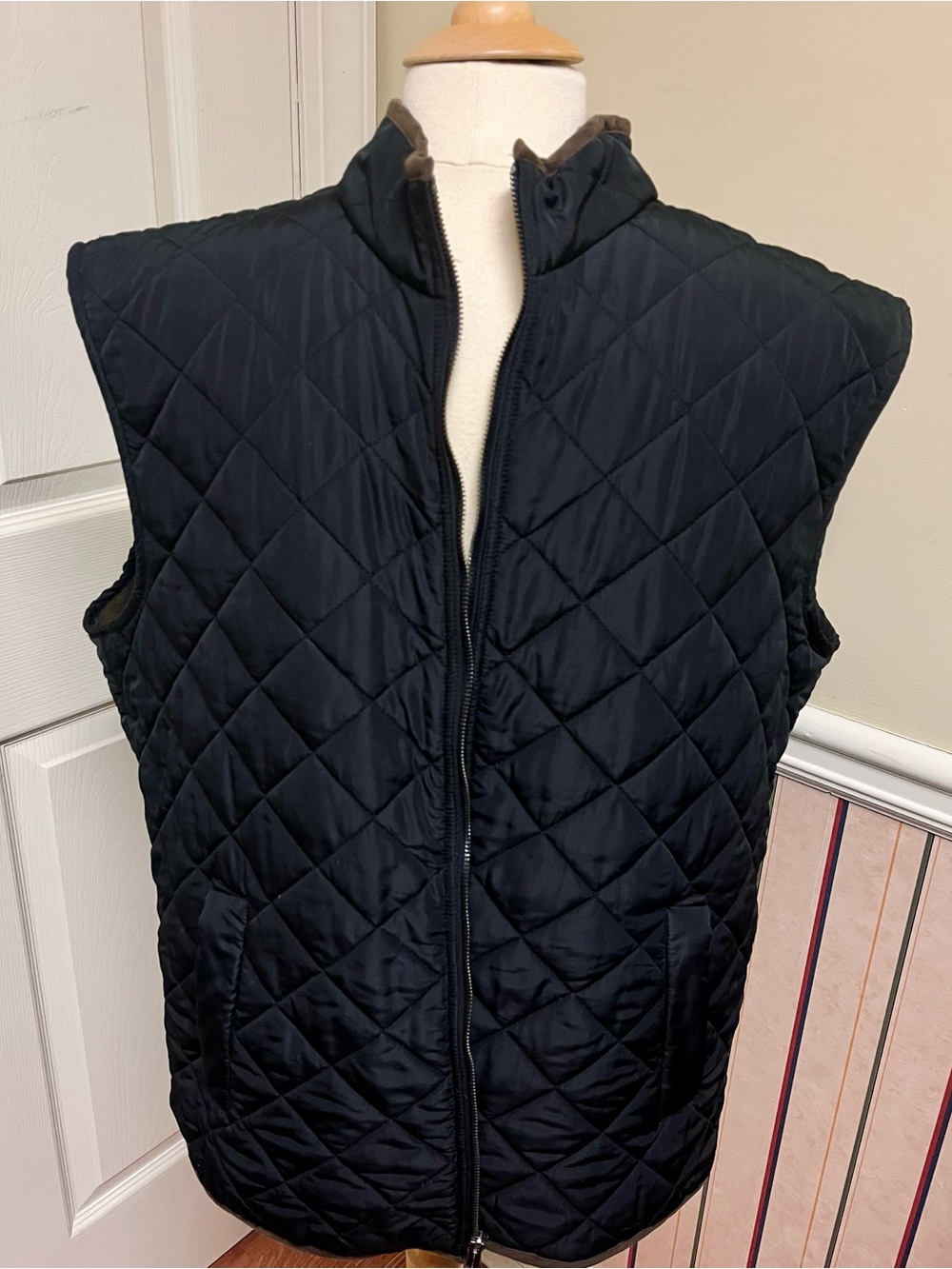 Men’s Magaschoni Black Label Quilted Vest